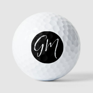 Custom name Initials personalised two letters Golf Balls