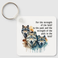 Custom Name Inspirational Wolf Quote Strength Pack