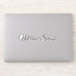 Custom Name Insulated Tumbler Decal Laptop Label<br><div class="desc">Custom Name Insulated Tumbler Decal Laptop Label</div>