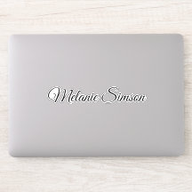 Custom Name Insulated Tumbler Decal Laptop Label