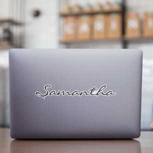 Custom Name Insulated Tumbler Decal Laptop Label