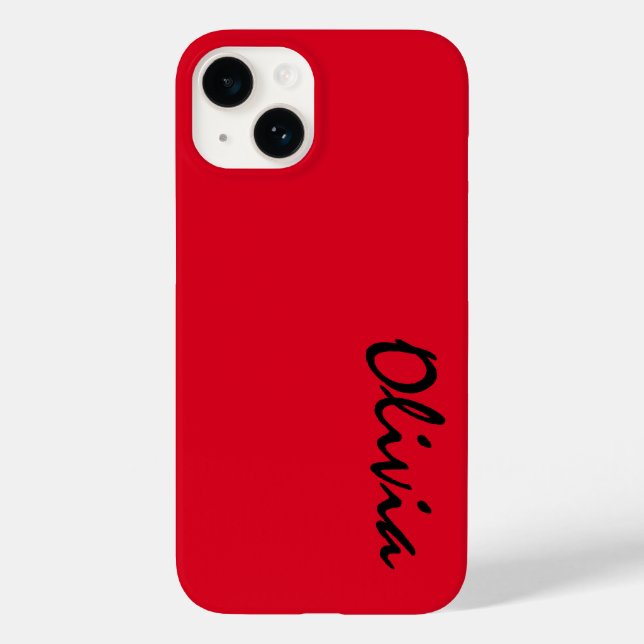 Custom Name iPhone 14 Case (Back)