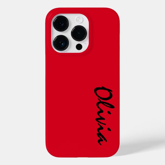 Custom Name iPhone 14 Pro Case (Back)