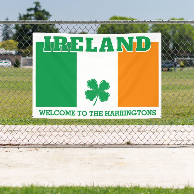 Custom Name Ireland Banner (Insitu)