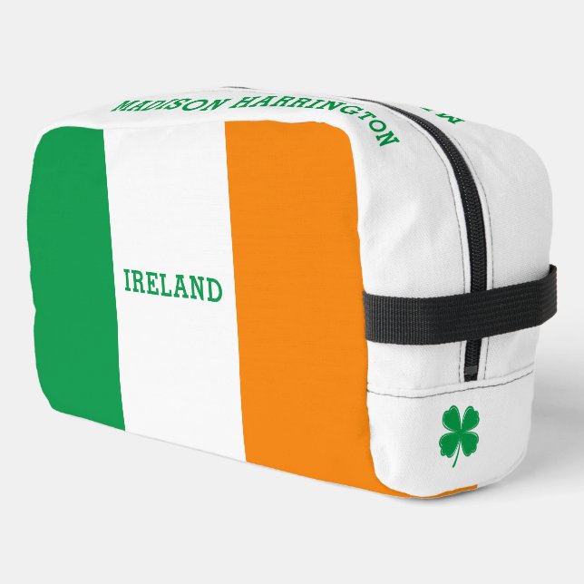 Custom Name Ireland Dopp Kit (Left Corner)