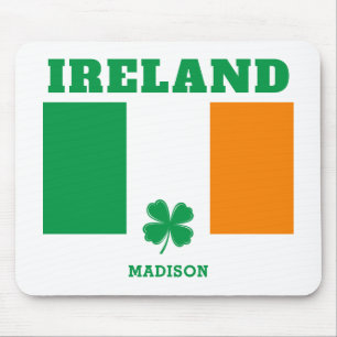 Custom Name Ireland Mouse Pad