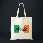 Custom Name Irish Flag btcnt Tote Bag<br><div class="desc">Custom Name Irish Flag Tote Bag

Design © Trinkets and Things 2017 - AHP Design. All Rights Reserved.

030417</div>