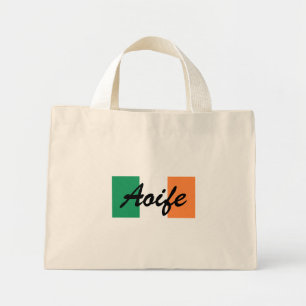 Custom Name Irish Flag ttcnt Mini Tote Bag