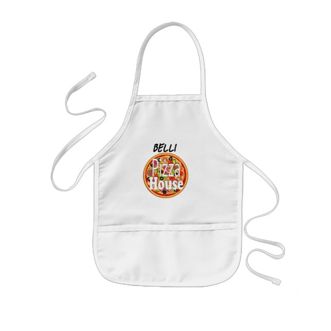 Custom Name  Italian  Pizza House   Adult Apron (Front)