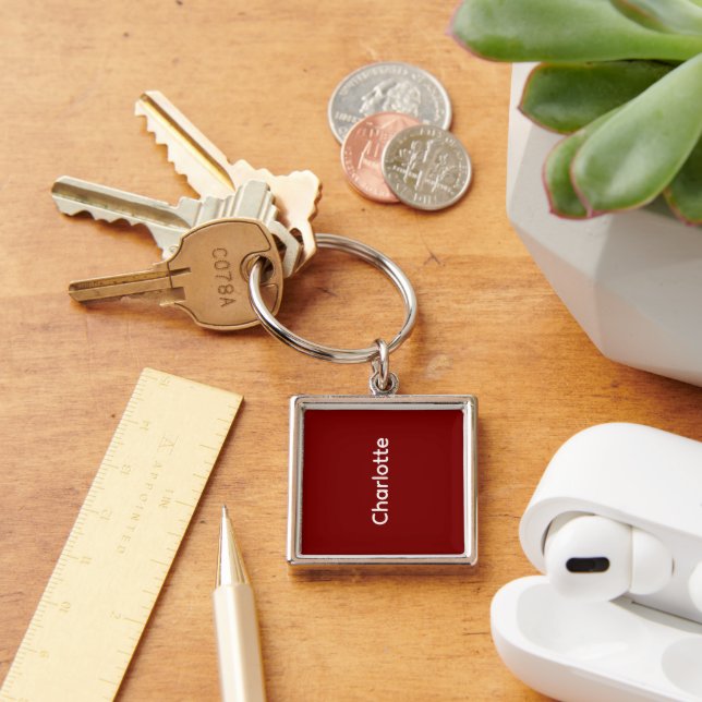 Custom Name Keychain Personalised Gift Accessory (Desk)
