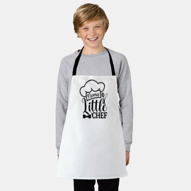 Custom name Kids apron  (Worn)