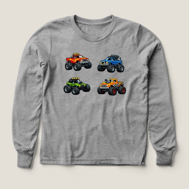 Custom Name Kids Monster Truck (Design Front)