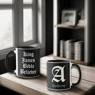 Custom Name King James Bible Believer Christian Mug
