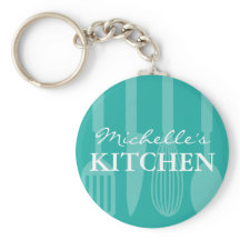 Custom name kitchen cooking utensils keychains