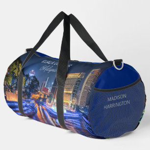 Custom Name Kuala Lumpur Malaysia Duffle Bag