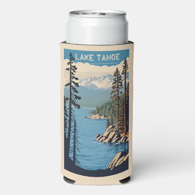 Custom Name Lake Tahoe Seltzer Can Cooler (Seltzer Back)