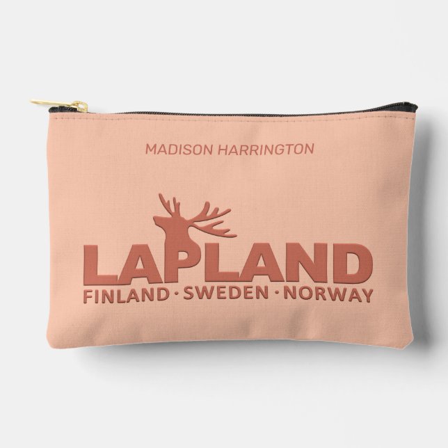 Custom Name LAPLAND Accessory Pouch (Front)