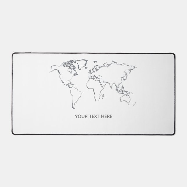 Custom Name Large Mouse Pad (Front)