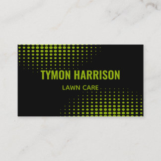 Custom Name Lawn Care Business Card