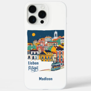 Custom Name Lisbon Portugal iPhone 16 Pro Max Case