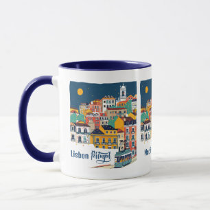 Custom Name Lisbon Portugal Mug