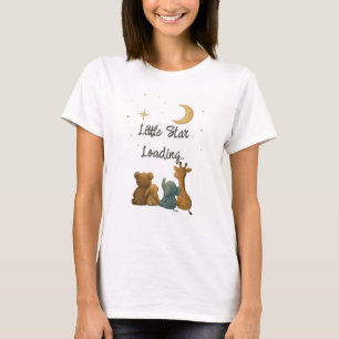 Custom Name "Little Star Loading" Mum-to-be T-Shirt