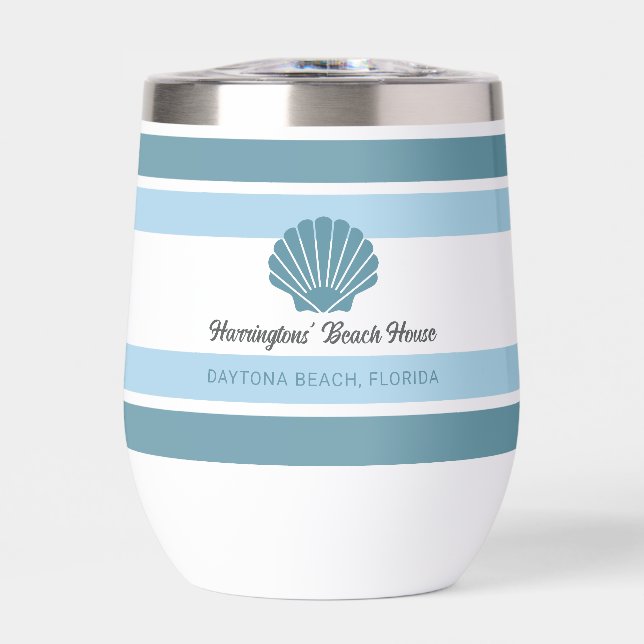 Custom Name & Location Beach House (Front)