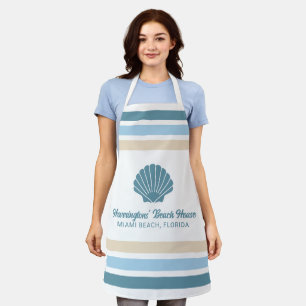 Custom Name & Location Beach House Apron