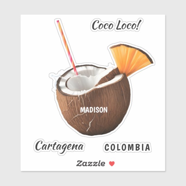 Custom Name & Location Coco Loco (Sheet)