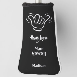 Custom Name, Location & Color Shaka Golf Head Cover