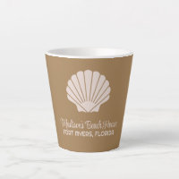 Custom Name, Location & Colour Seashell