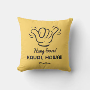 Custom Name, Location & Colour Shaka Cushion