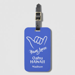 Custom Name, Location & Colour Shaka Luggage Tag
