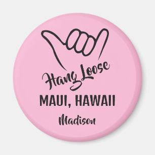 Custom Name, Location & Colour Shaka Magnet