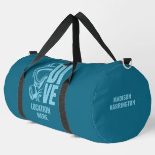 Custom Name & Location Scuba Diving Duffle Bag