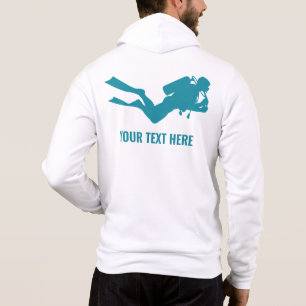Custom Name & Location Scuba Diving Hoodie