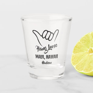 Custom Name & Location Shaka Shot Glass