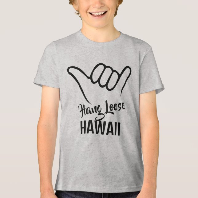 Custom Name & Location Shaka Tri-Blend Shirt (Front)