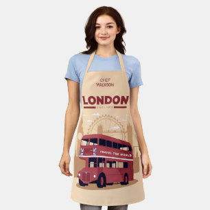 Custom name LONDON Apron