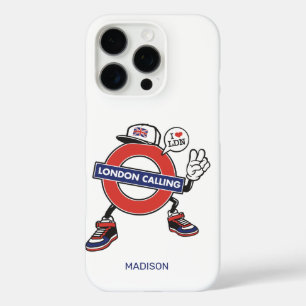 Custom Name London Calling iPhone 16 Pro Case