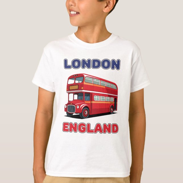 Custom Name London England T-Shirt (Front)