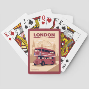 Custom name LONDON Playing Cards