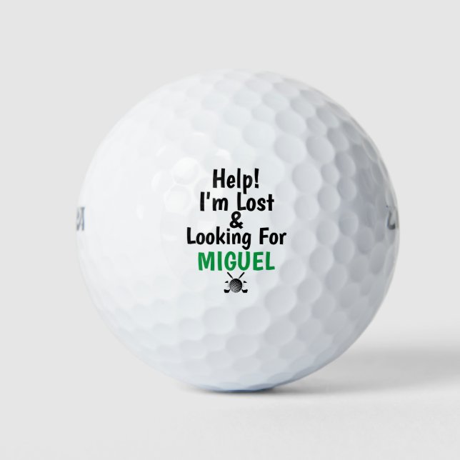 Custom Name lost ball agian Funny Lost  (Front)