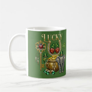 Custom name lucky charms coffee mug