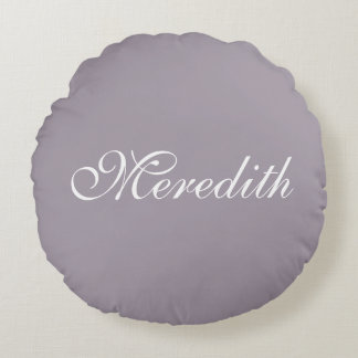 Custom Name Luxury Cotton Throw Pillow