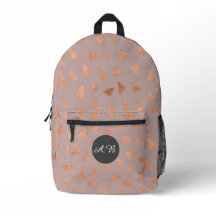 Custom Name Luxury Pattern Print Cut Sew Bag