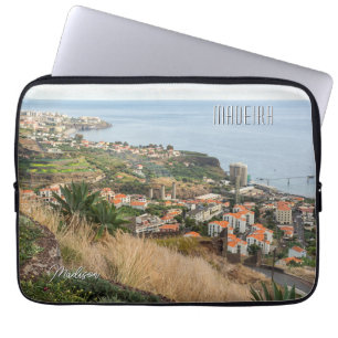 Custom Name Madeira Portugal Laptop Sleeve