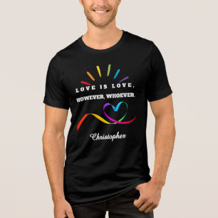 Custom Name Matching Couple Pride Shirt - Right Ri