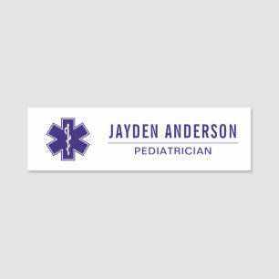 Custom Name   Medical Caduceus   Doctor Nurse Name Tag