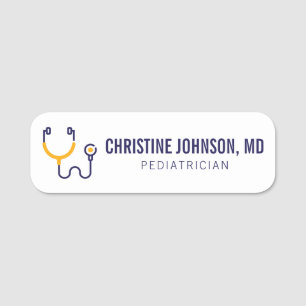 Custom Name   Medical Stethoscope   Doctor Nurse Name Tag